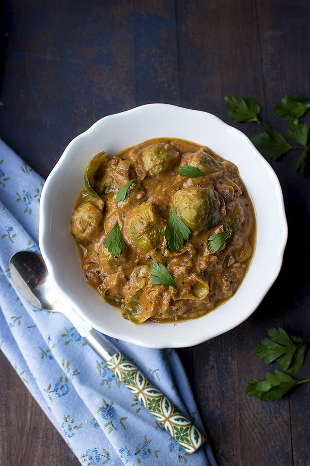 Vegan Brussels Sprouts Curry