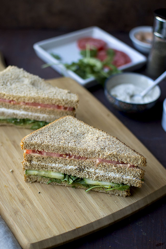 Tri Colored Sandwich