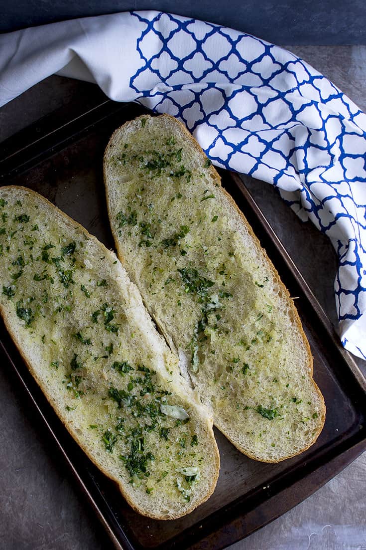 Garlic Bread with Garlic & Herbs