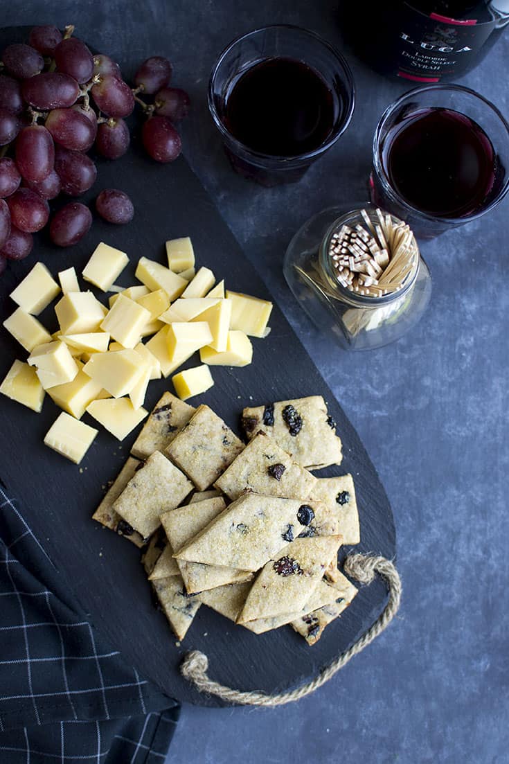 Sweet Crackers with Dried Fruit
