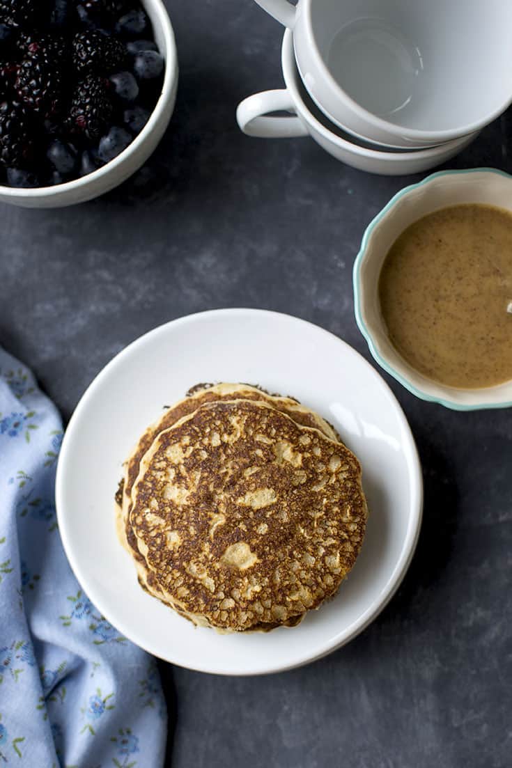 Pancakes with Rolled Oats