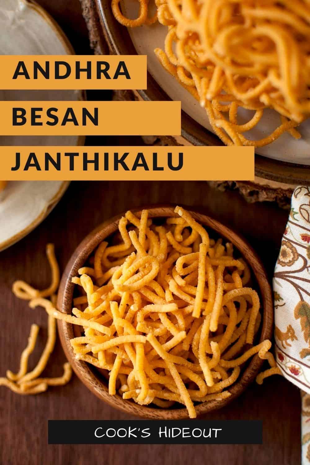 wooden bowl with pieces of rice flour murukku