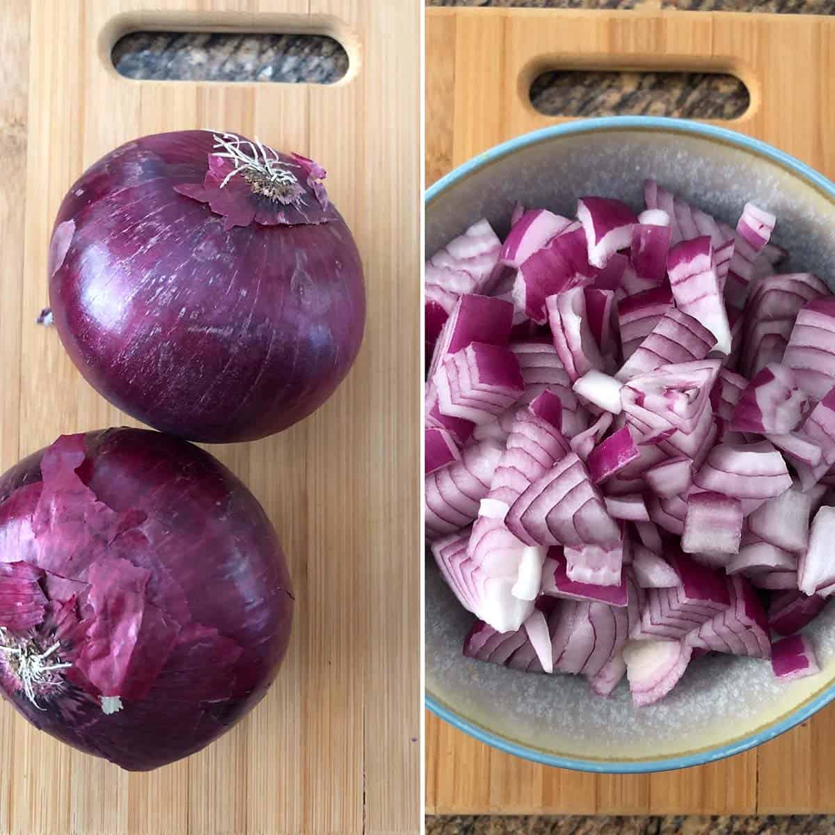 Red Onion diced