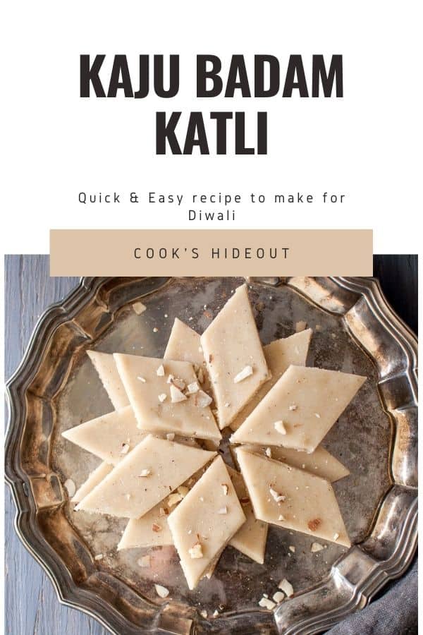 Kaju Badam Katli