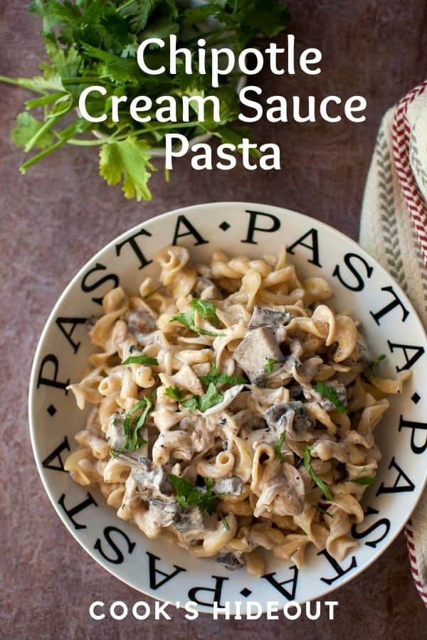 Mushroom Chipotle cream sauce