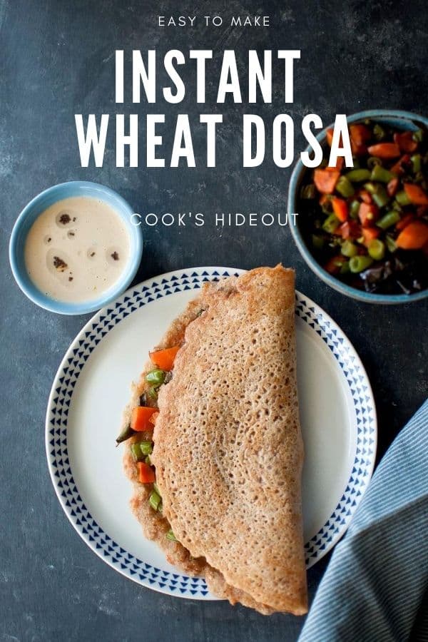 Instant wheat dosa