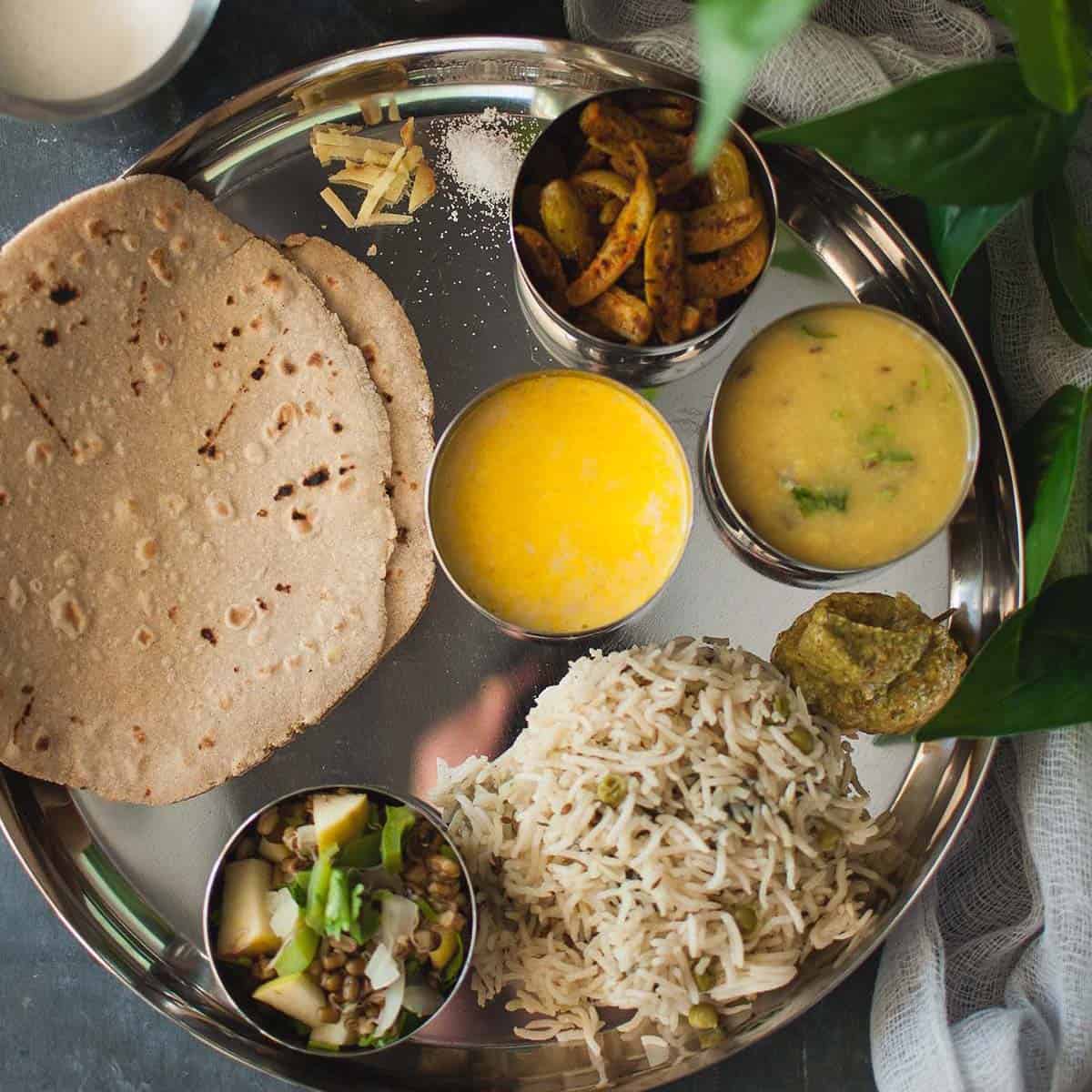 Ayurvedic Meal Thali Cook's Hideout