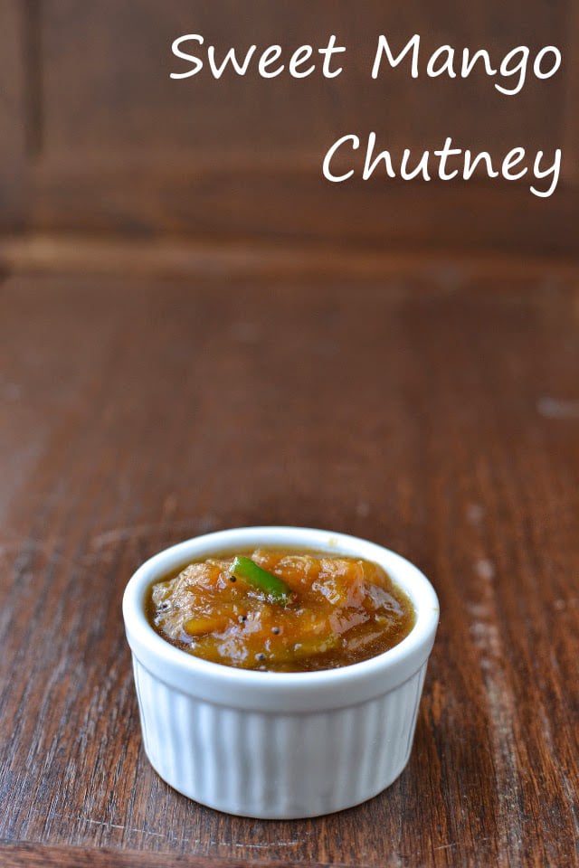 South Indian style Sweet Mango Chutney