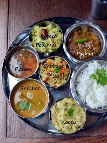 Tamil Vegetarian Thali