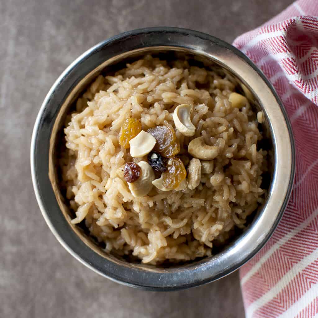 Bellam Payasam Recipe Rice Pudding with Jaggery Cook's Hideout