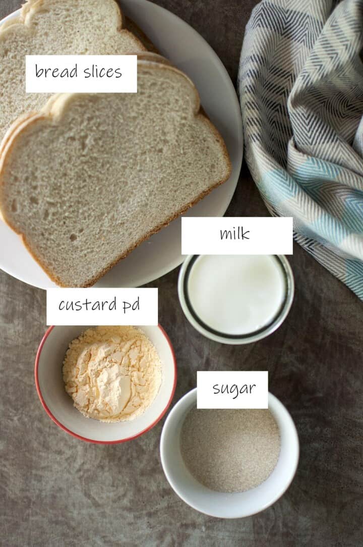 Eggless French Toast with Custard powder Cook's Hideout