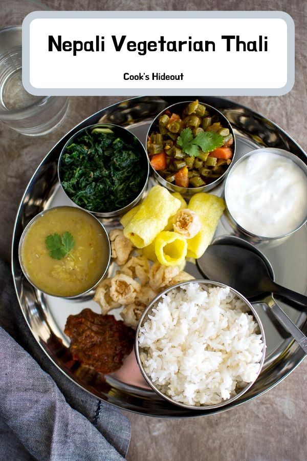 Nepali Vegetarian Thali