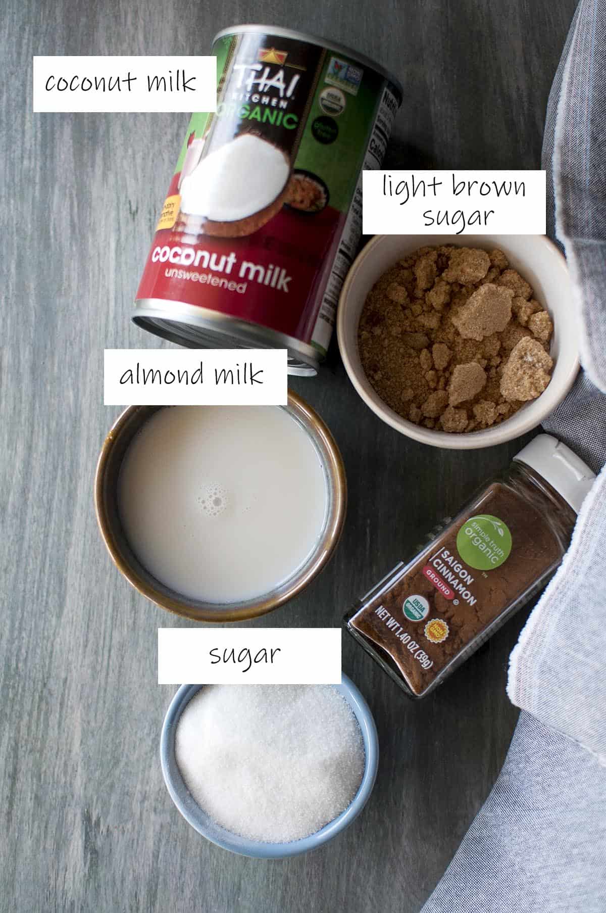 Ingredients needed for the soaking liquid - details in recipe card