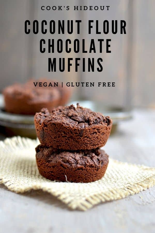 Coconut Flour Chocolate Muffins   Vegan   Gluten free - 79