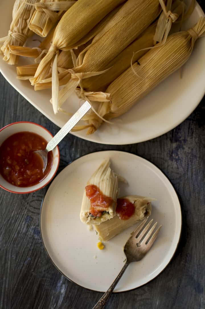 Vegetarian Tamale Recipe with Vegetable & Beans Filling Cook's Hideout