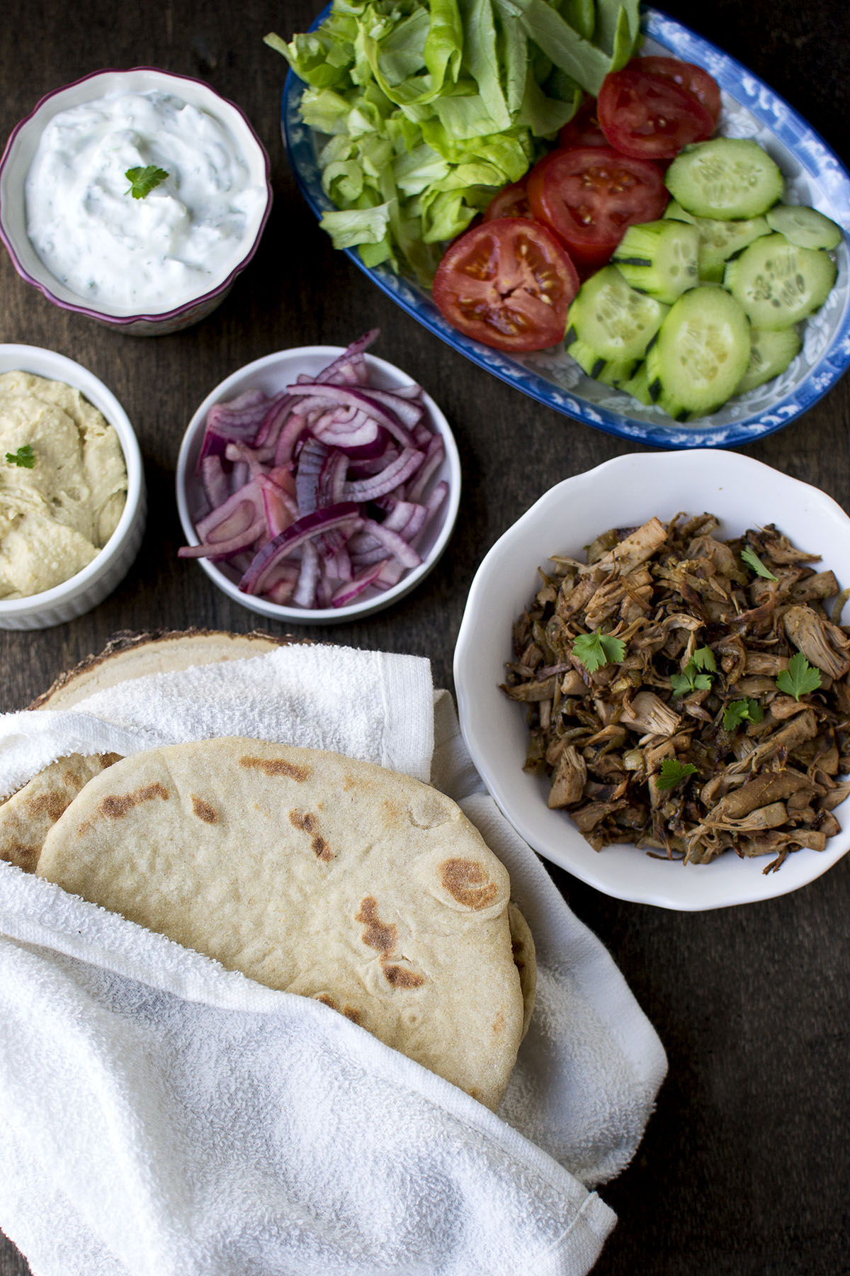 Ingredient photo for Vegetarian gyros