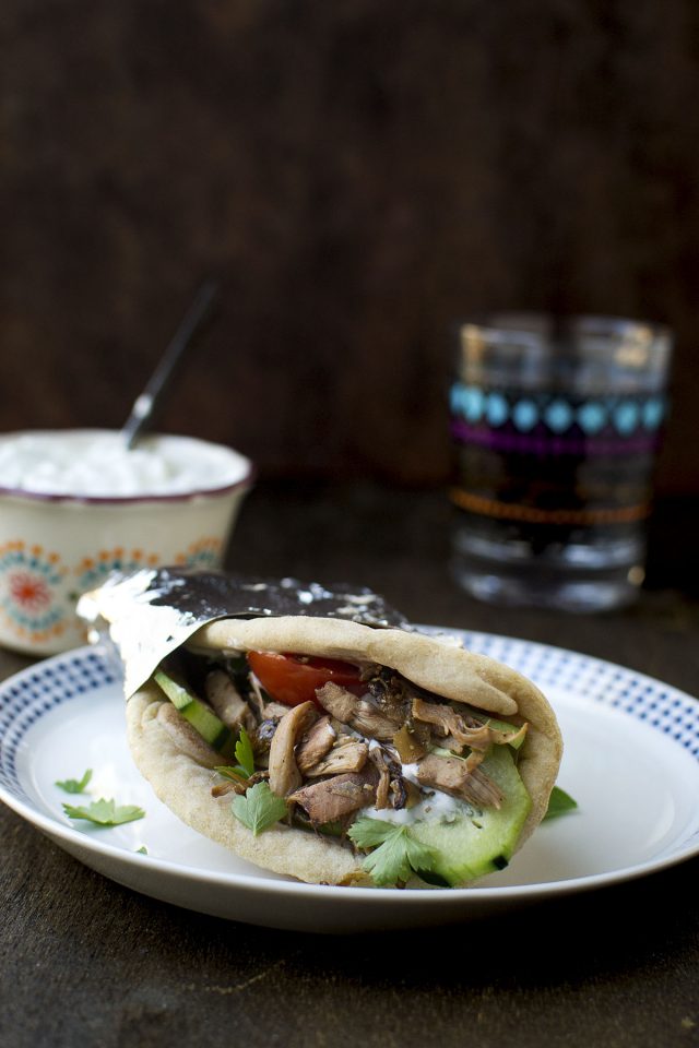 Vegetarian Gyros with Jackfruit Recipe cookshideout