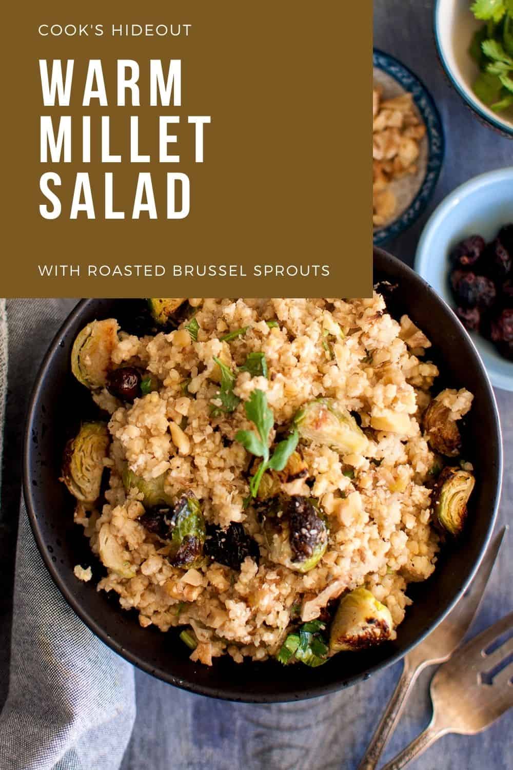 Warm Millet salad.