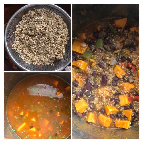 sweet potato quinoa chili food image