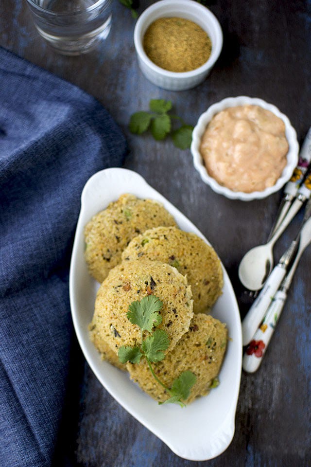 Instant Quinoa and Oats Idli