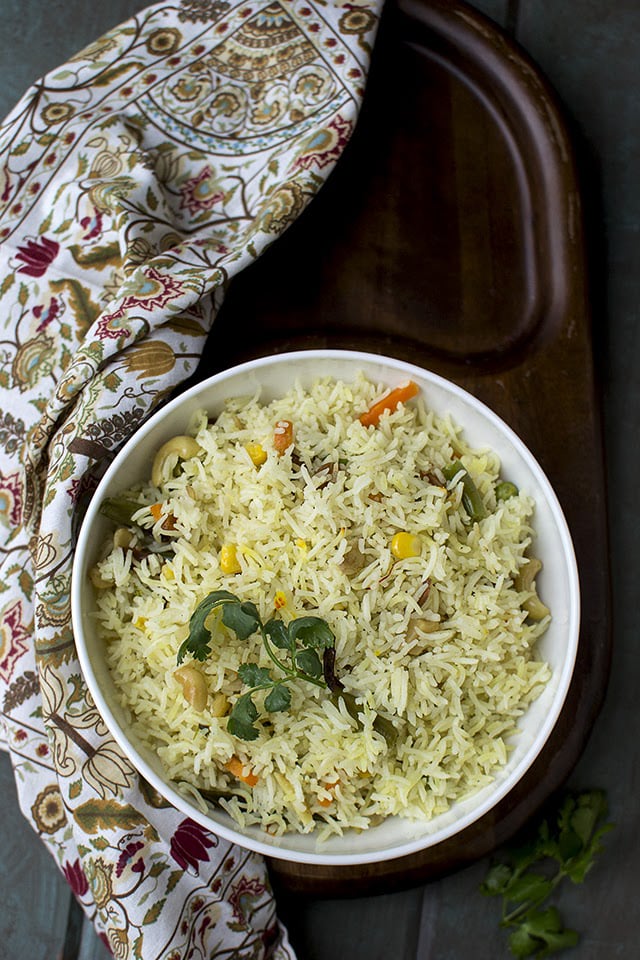 Bengali Vegetable Pulao