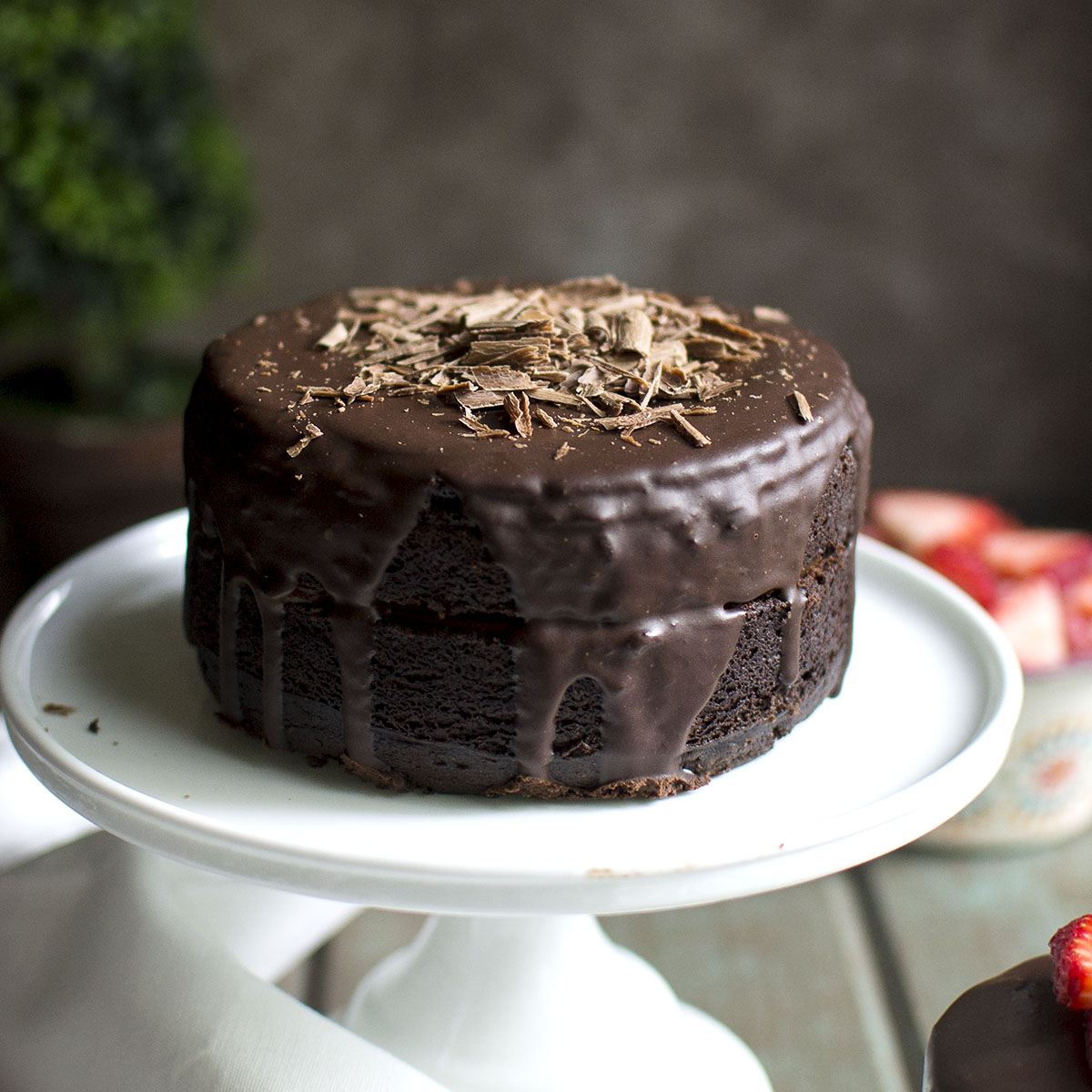 Chocolate Ganache Cake - In Bloom Bakery