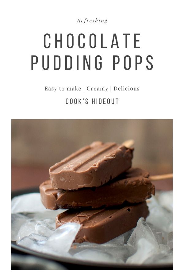 Chocolate Pudding Pops