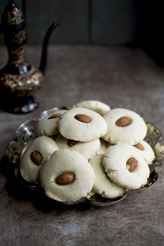 Plate of Buttery Egyptian Cookies