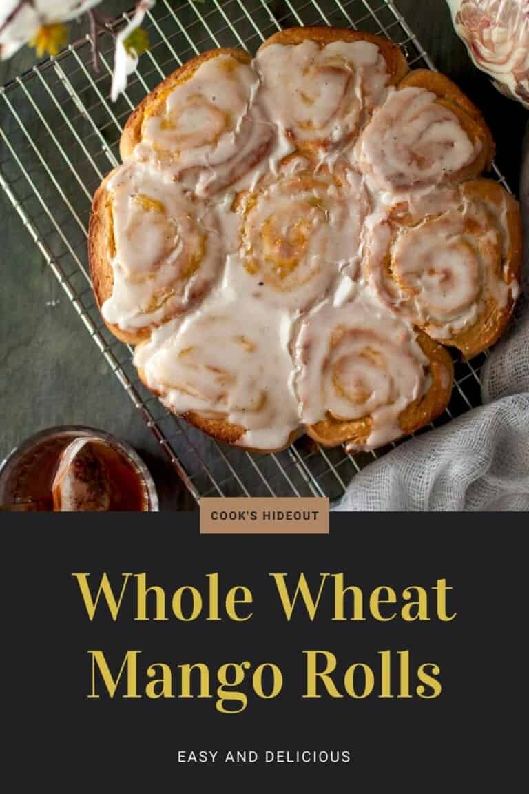 Mango Cinnamon Rolls Whole Wheat Recipe Cook's Hideout