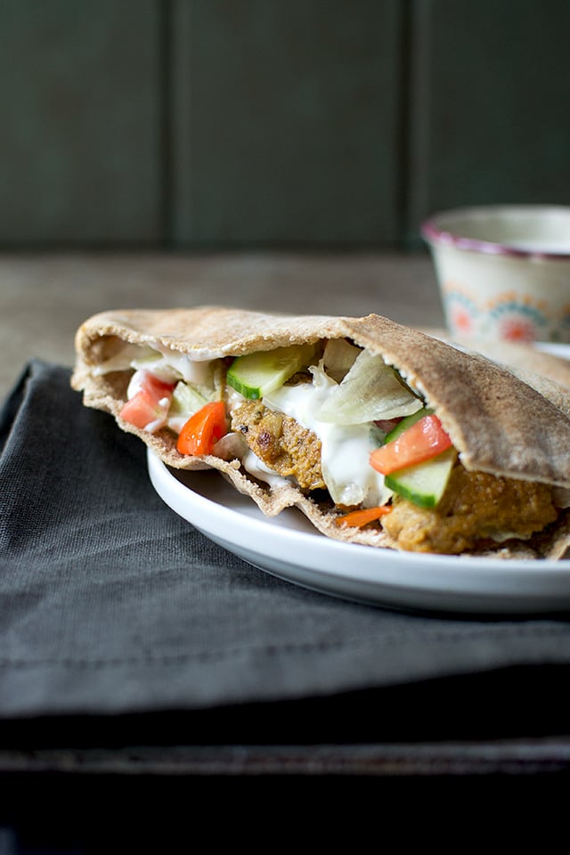 Vegetarian Doner Kebab Sandwich (with Seitan) Recipe cookshideout