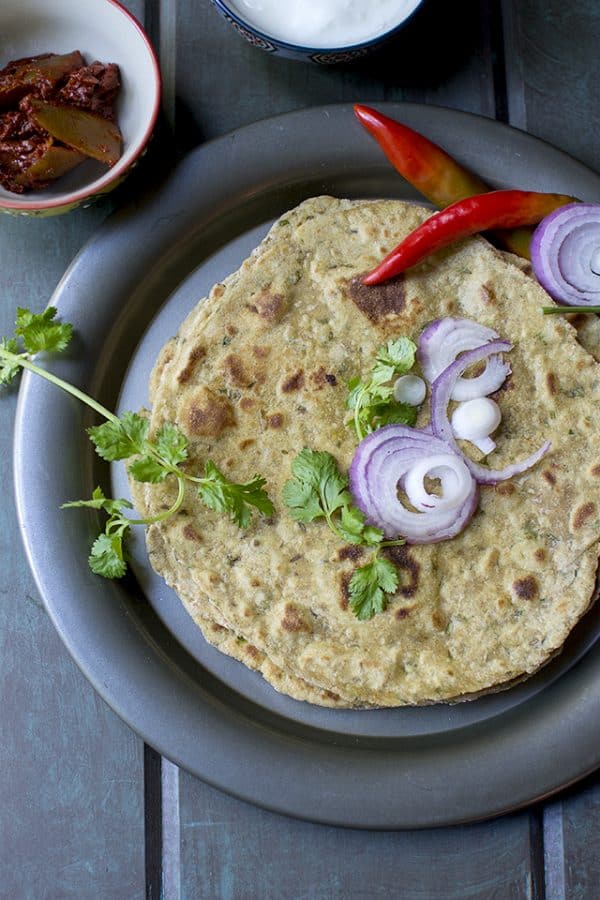 Dhapate (Spicy Maharashtrian Flatbread) Recipe | cookshideout