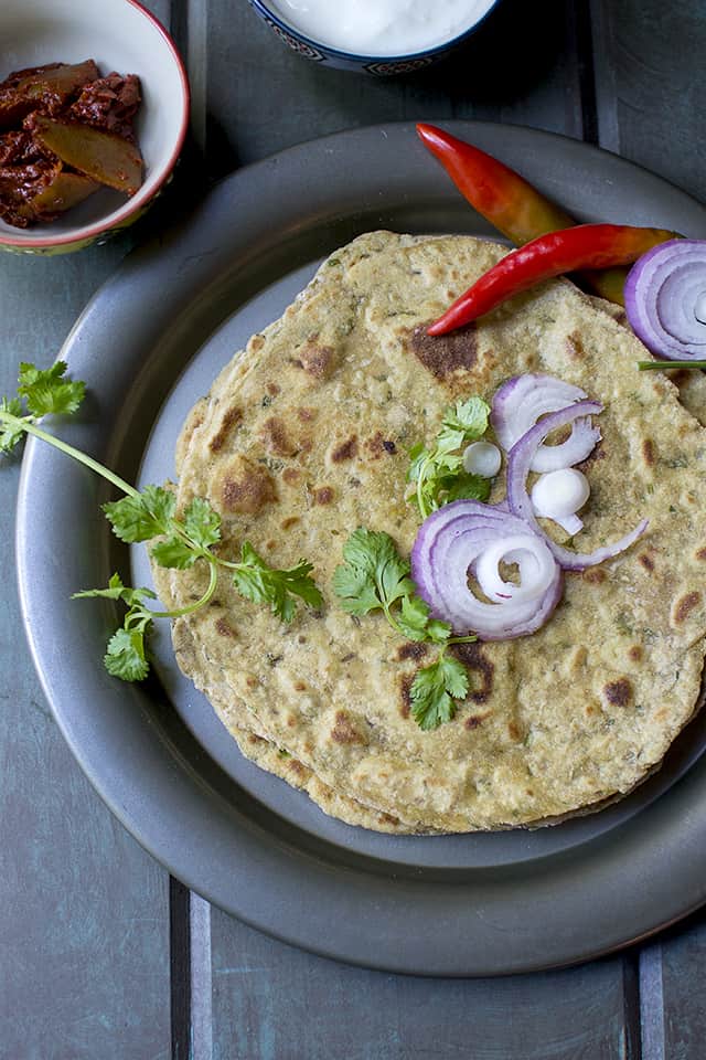 Dhapate, Maharshtiran flatbread made with combination of flours