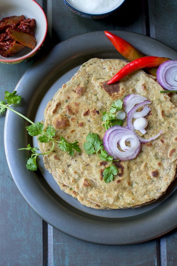 Dhapate (Spicy Maharashtrian Flatbread) Recipe | cookshideout