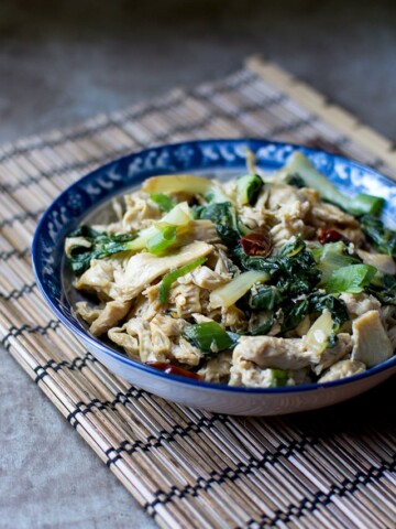 Yuba Noodles with Bok Choy