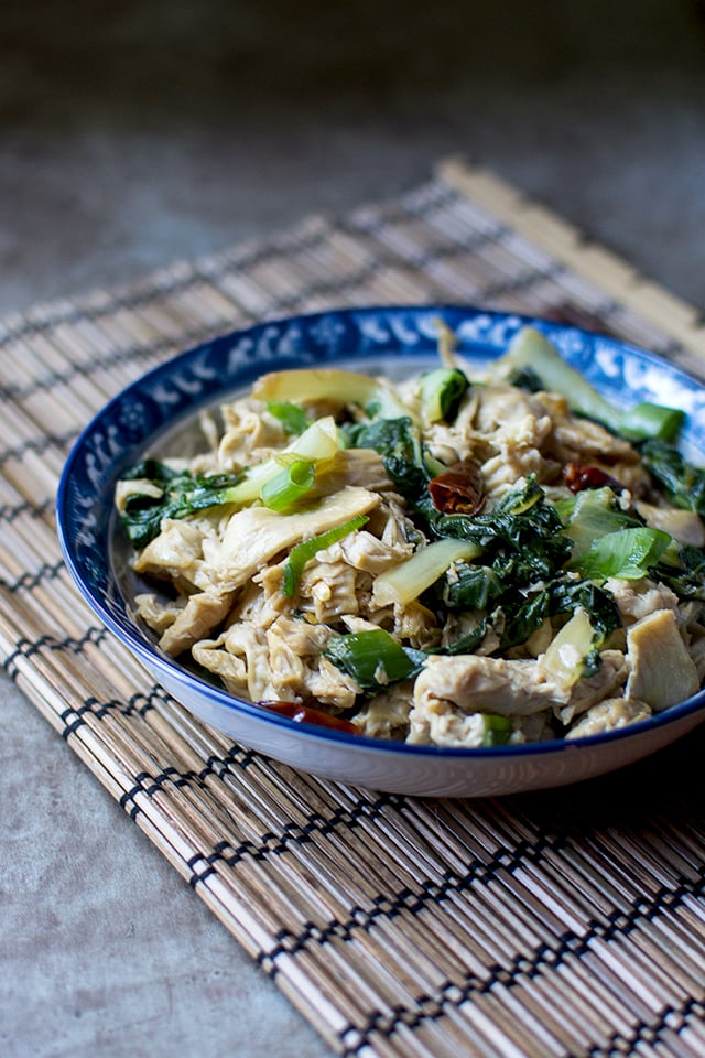 Yuba Noodles with Bok Choy