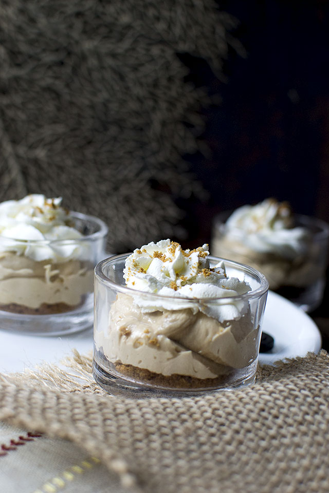 No Bake Cookie Butter Cheesecake
