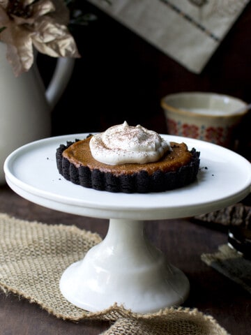 Mini pumpkin pie