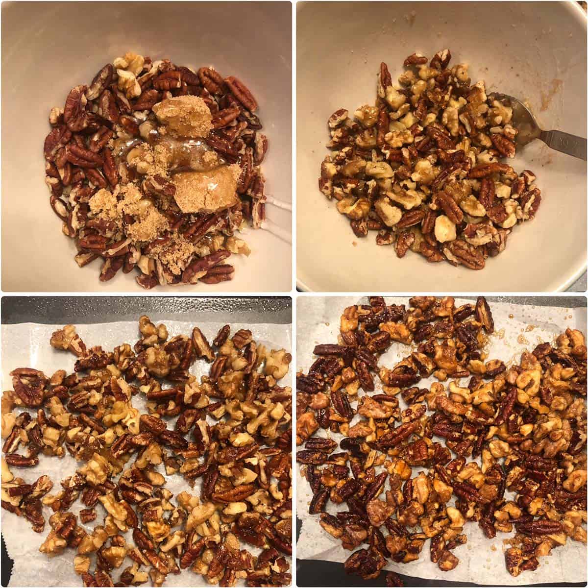 Making of nut praline