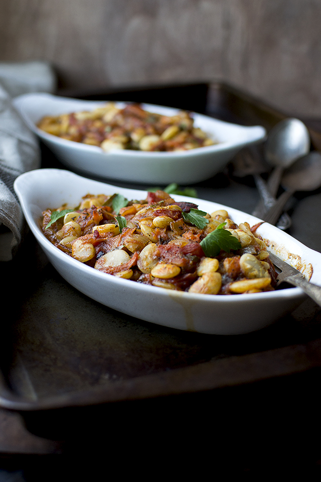 Mediterranean Baked Lima Beans