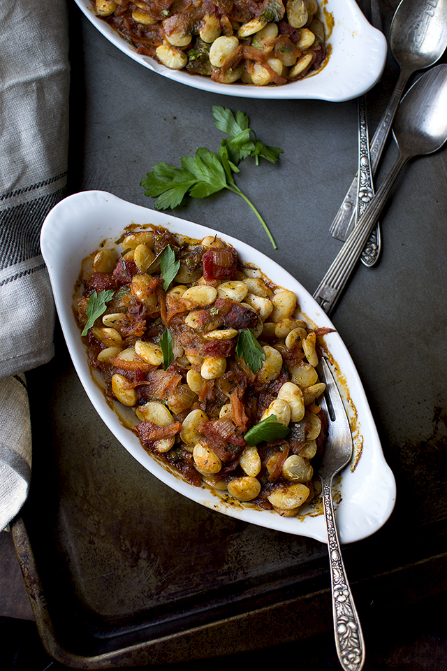 Mediterranean Baked Lima Beans