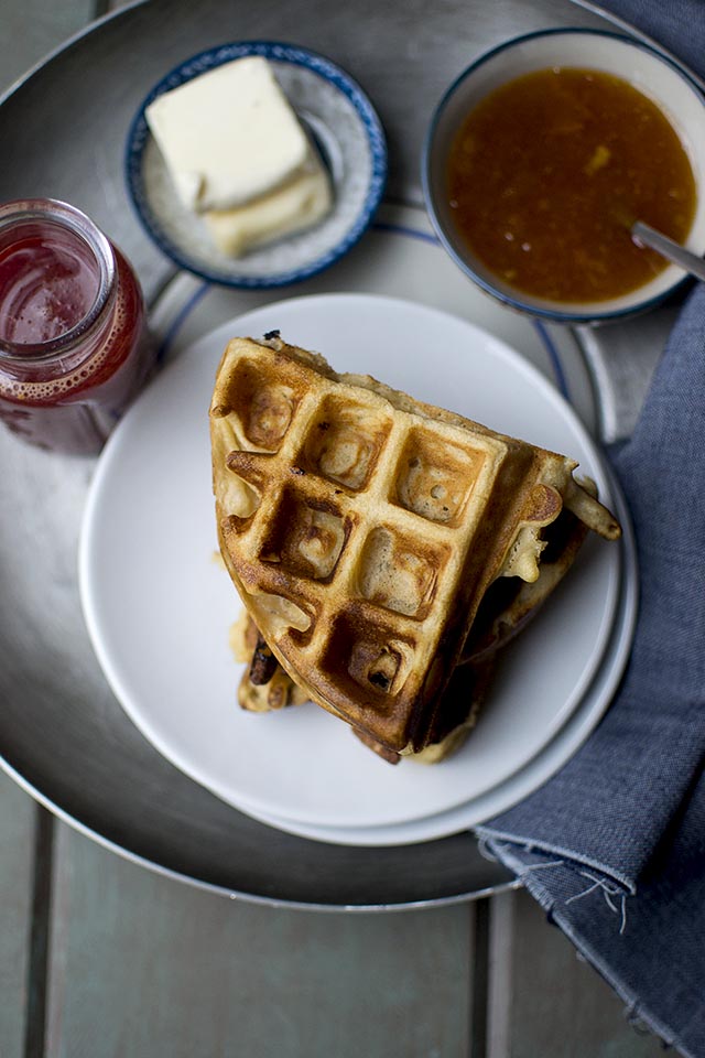 Vegan Almond Waffles