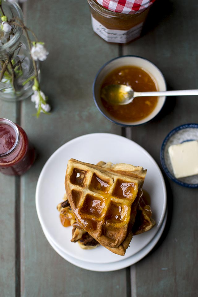 Vegan Almond Waffles