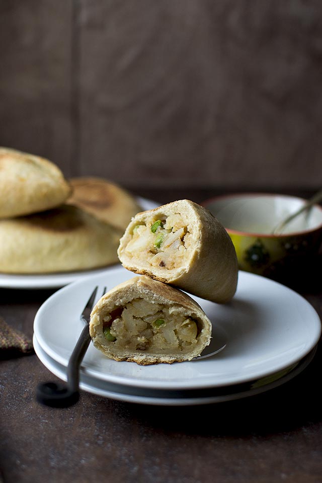 Russian vegetarian Stuffed buns