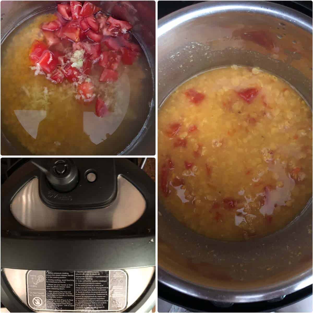 Cooking toor dal in Instant Pot