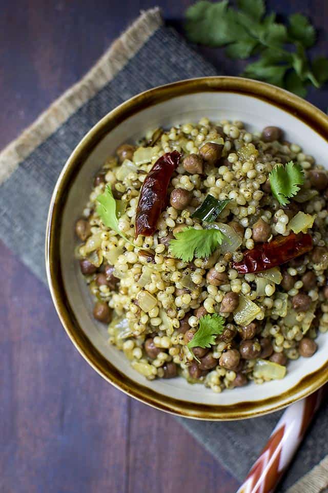 Sorghum & Chickpea Saute