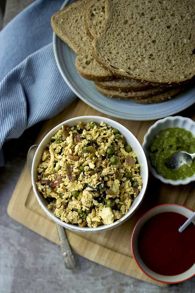 Sandwich with Paneer & Spinach