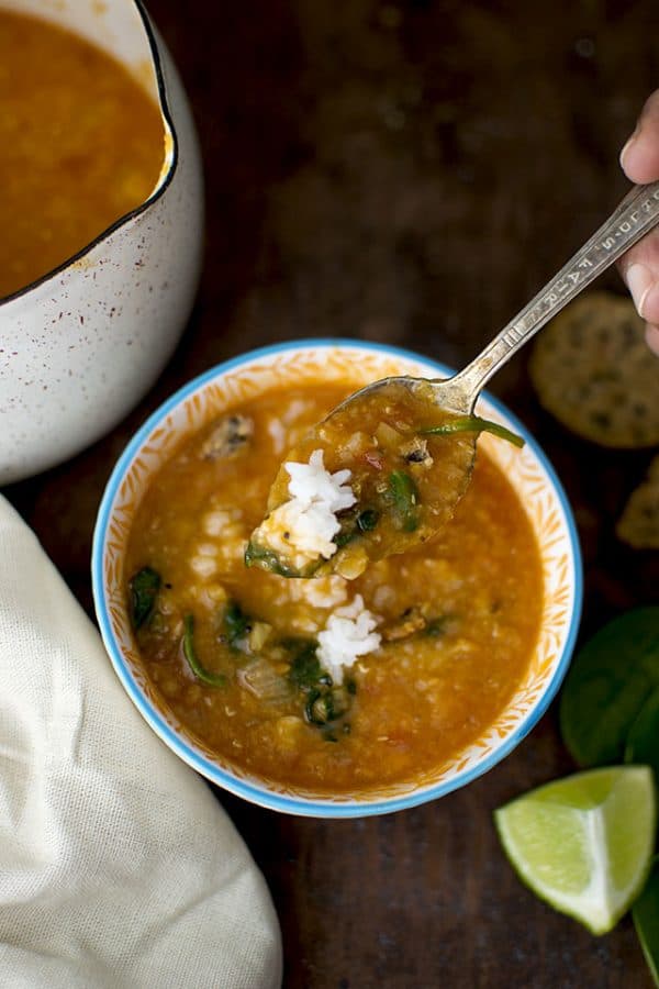 Indian style Red Lentil Soup (Bombay Dal Soup) Cook's Hideout