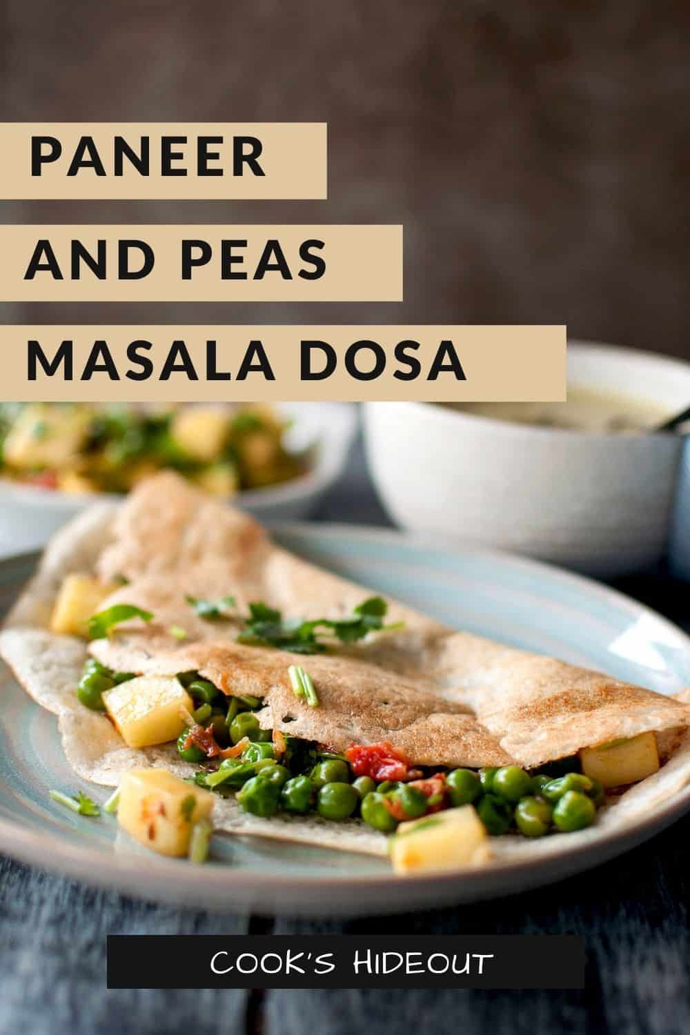 Paneer Masala Dosa