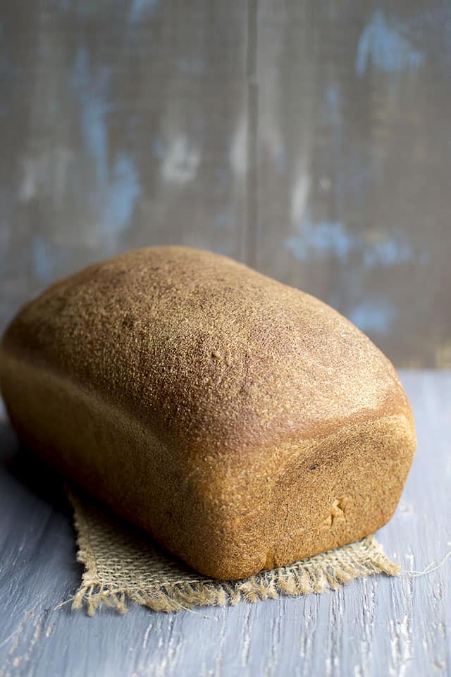 100% Whole wheat Sandwich Bread