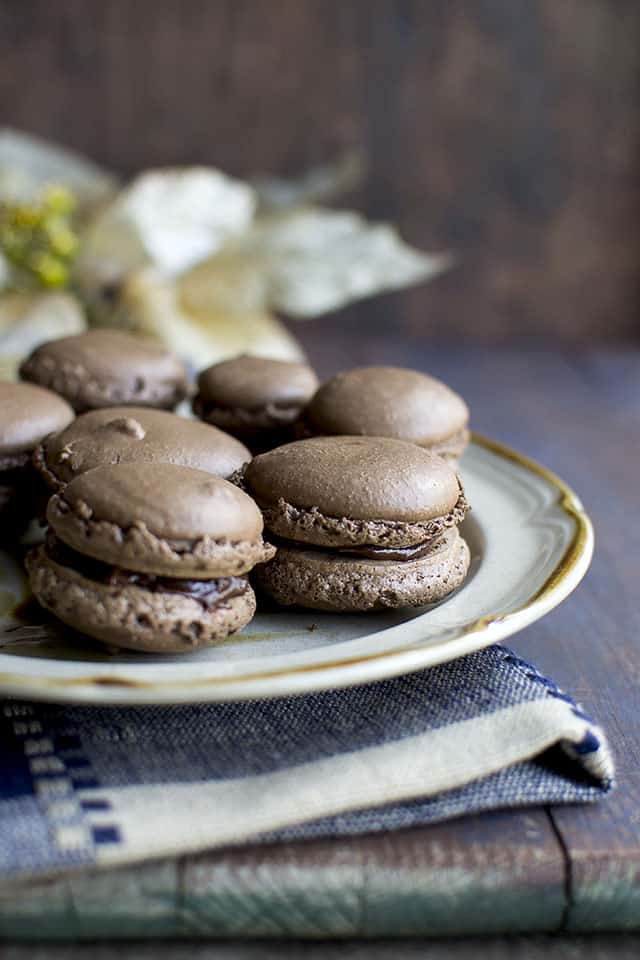 Chocolate Macarons